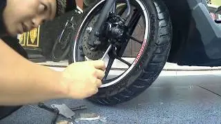 MENGGANTI KAMPAS REM MOTOR MATIC | VERSI PALING MUDAH DAN CEPAT
