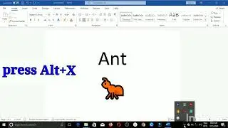 Ant Symbols In MS Word | Alt X Codes |