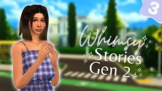 Getting Detention In High School?!✨Whimsy Stories Gen 2 Ep 3 ✨ Sims 4 Legacy Challenge