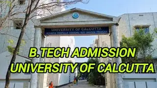 Calcutta University B.Tech Admission 🫰Full admission process 🥰Must watch &hearts;️