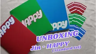 UNBOXING: Jin - HAPPY ( Standard Set) \ Распаковываем сольный альбом Джина - Хэппи..