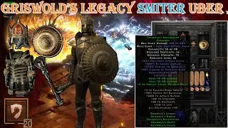 Diablo II Resurrected - Smite Paladin(Set Griswold's Legacy) Build Uber Tristram