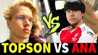 TOPSON INVOKER VS ANA LONE DRUID - Dota 2