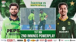 2nd Innings Powerplay | Pakistan vs South Africa ODI Series | 1st ODI | PCB | M2R1U