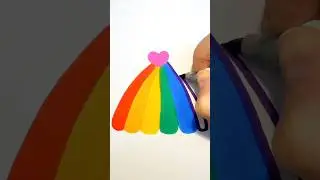 How To Draw a Cute Rainbow Girl | Step by step drawing for kids