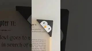 EASY ORIGAMI PENGUIN BOOKMARK 🐧 | STEP BY STEP INSTRUCTIONS