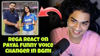 Rega React on Payal Funny Voice Changer in BGMI ✅