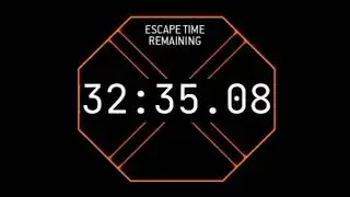 Escape Room Timer - 45 minutes w/music at final 5 mins