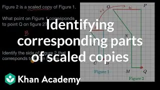 Identifying corresponding parts of scaled copies | Geometry | 7th grade | Khan Academy