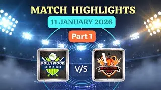 POLLYWOOD  CRICKET CLUB VS. REVOLUTION STARS XI ☆ 11TH JANUARY 2026 ☆ 1st INNINGS ☆ LEAGUE MATCH ☆