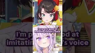 SubaOka Trying to Imitating Koyori's Voice [Oozora Subaru/Hololive Clips] #shorts
