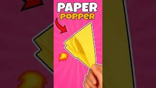 School Paper Bomb Tutorial!! #diy #origami #easy #paper #crafts #toys #bombtoy #popper