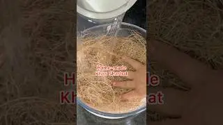 This is how to make green khas sherbet / home-made khas sarbat recipe #shorts #shortsfeed #yt #summerdrink