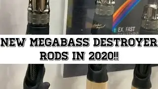 Megabass 2020 Destroyer rods PREVIEW! New models?!? P5s are coming!