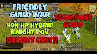 Flyff Universe - Friendly Guild War Hybrid Knight POV Ft. Team Puke Gang