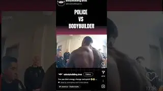 Bodybuilder vs Cops there energy change real fast 😂😂 #funny #police #shorts #crazy #share #like