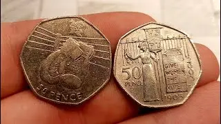 50P COIN KNOCKOUT - BOXING 50P VS SUFFRAGETTES 50P
