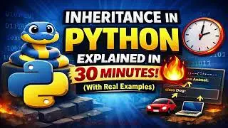 Inheritance in Python Explained in 30 Minutes 🔥 (With Real Examples)