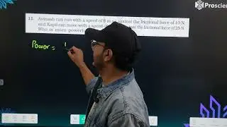 Avinash can run with a speed of 8ms-1 against the frictional force of 10N, and Kapil can move with a