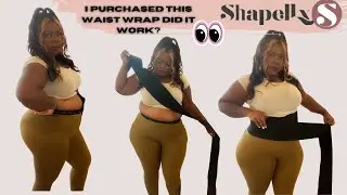 #bandagewrap PlusSize small waist hack 👀 Shapellx Plus Size Bandage Wrap  shape wear!