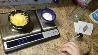 Smart Weigh Culinary Kitchen Scale Dual Platform Weight-loss Nutrition Baking Cooking