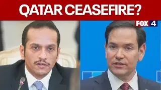 Marco Rubio meets with Qatar leader on ceasefire