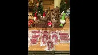 Smoked Garlic in Venison/Pork  Kielbasa