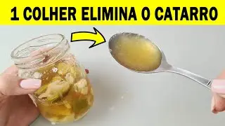 Xarope Caseiro Para Tirar Catarro do Peito, Limpar os Pulmões e Acabar com a Tosse