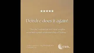 Deirdre does it again!! #corporaterelocation #globalmobility #leadership