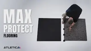 ATLETICA MaxProtect Gym Flooring | Durable Rubber Mats for Home & Commercial Gyms