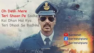 Desh Mere - Bhuj - Arijit Singh - Male Karaoke (Original Scale)