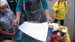 Мастер класс:Эбру &ndash; рисование на воде.Master class:Ebru &ndash; painting on water.