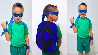 Fantasia infantil para Meninos / Fantasia Tartaruga Ninja / Como fazer fantasia para Menino