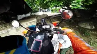 OFF ROAD COLOMBIA KTM-/BMW Pasando el Rio magdalena en lancha