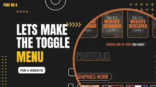 Let`s Make the Toggle Menu with Toggle Icon for a Website