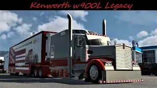 *Kenworth W900L Legacy* Featherlite Racecar Haul Alamosa to Raton PNG/Grimes Combo ATS 4K 1.46