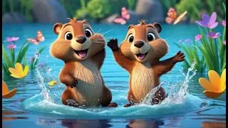 Oops! Sleepy Beaver Lost the Dam Pieces | Nursery Rhymes for Kids & Baby Songs