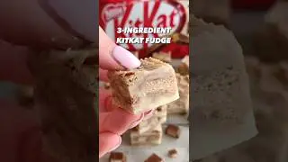 KITKAT FUDGE |  3-INGREDIENT | #ytshorts #youtubeshorts #youtube #shortsfeed #shorts #short