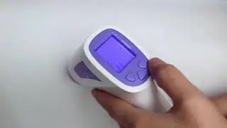 EW 01 non contact forehead thermometer operation