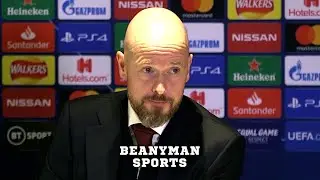 Erik ten Hag speaking perfect English in press conferences