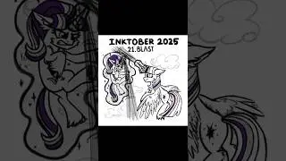 Inktober 2025: Day 21 - Blast