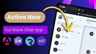 Real Time Active Status & Chat Messages - Angular & ASP.NET Core SignalR