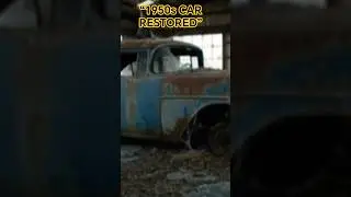 Restoring a Completely Rusted 1950s Car | ASMR No Talking#shorts #asmr#reels