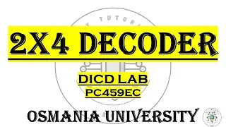 Verilog HDL Program in Behavioral Modeling for 2x4 Decoder | DSDV Lab | Digital Design