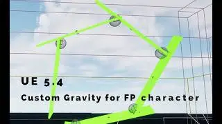 custom gravity for FP in Unreal 5.4 [proof of principle]