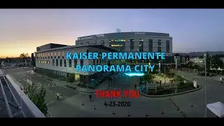 LAFD and LAPD Salute Kaiser Panorama City Hospital Staff | April 23, 2020