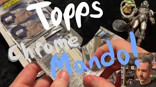 Let's Open a Mandalorian Topps Chrome Star Wars 2022 Hobby Box! SW trading card pack opening break