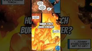 Johnny Storm Couldn't Stop Burning... Literally