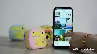 M&aacute;y chụp h&igrave;nh mini cho b&eacute; Aturos JJR/C V20 2.4 inch, M&agrave;n h&igrave;nh HD, Camera Polaroid WiFi cho trẻ em