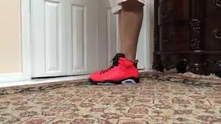Air Jordan 6 VI Infrared 23 On Foot
